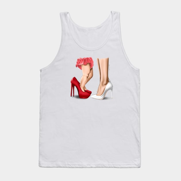 Mum & Me Tank Top by elzafoucheartist